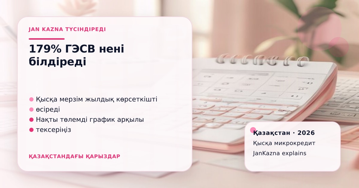 Иллюстрация ЖанКазна к материалу о почему гэсв может быть до 179% по коротким микрокредитам