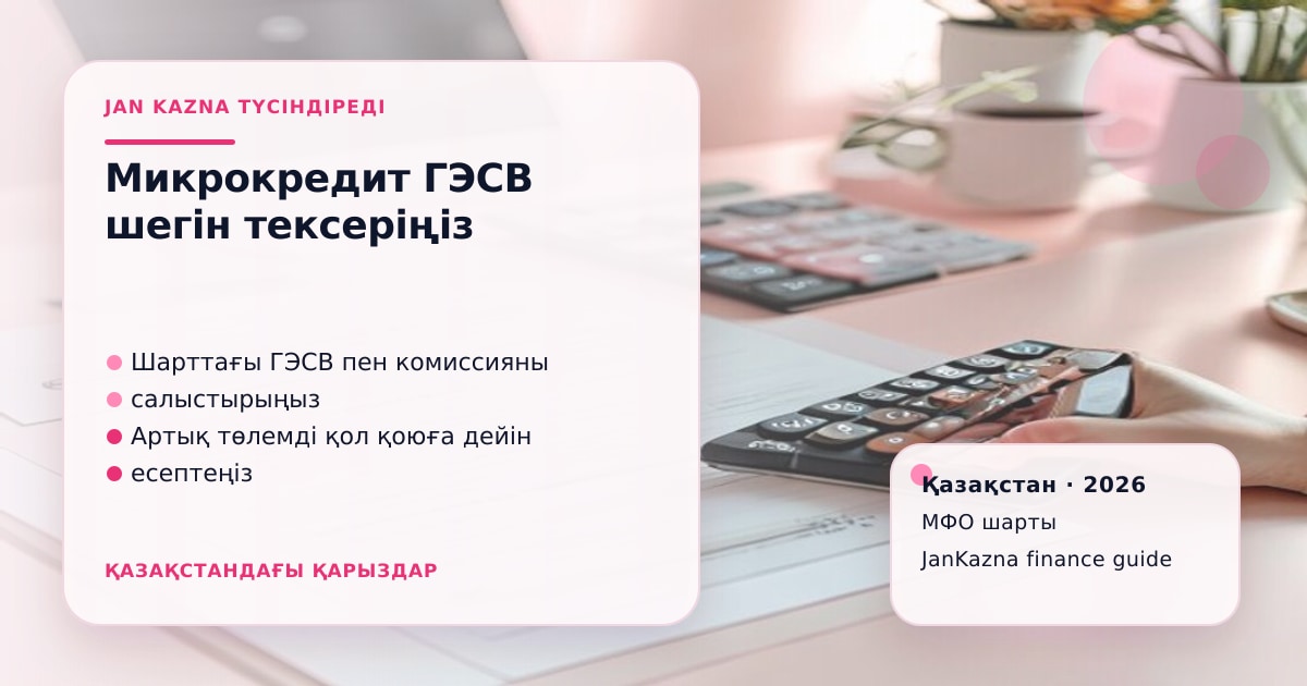 Иллюстрация ЖанКазна к материалу о предельная гэсв по микрокредитам мфо