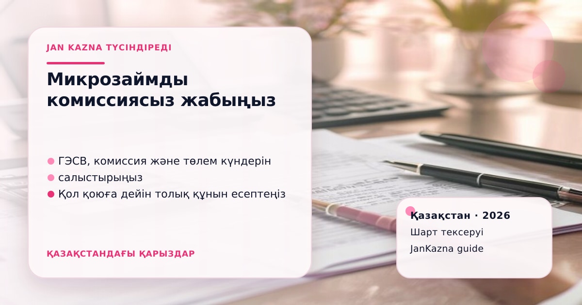 Иллюстрация ЖанКазна к материалу о как погасить микрозайм без лишних комиссий