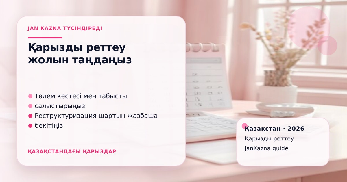 Иллюстрация ЖанКазна к материалу о банкротство физических лиц в казахстане