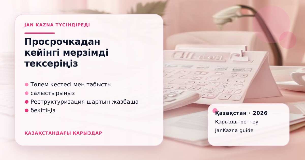Иллюстрация ЖанКазна к материалу о банкротство после просрочки