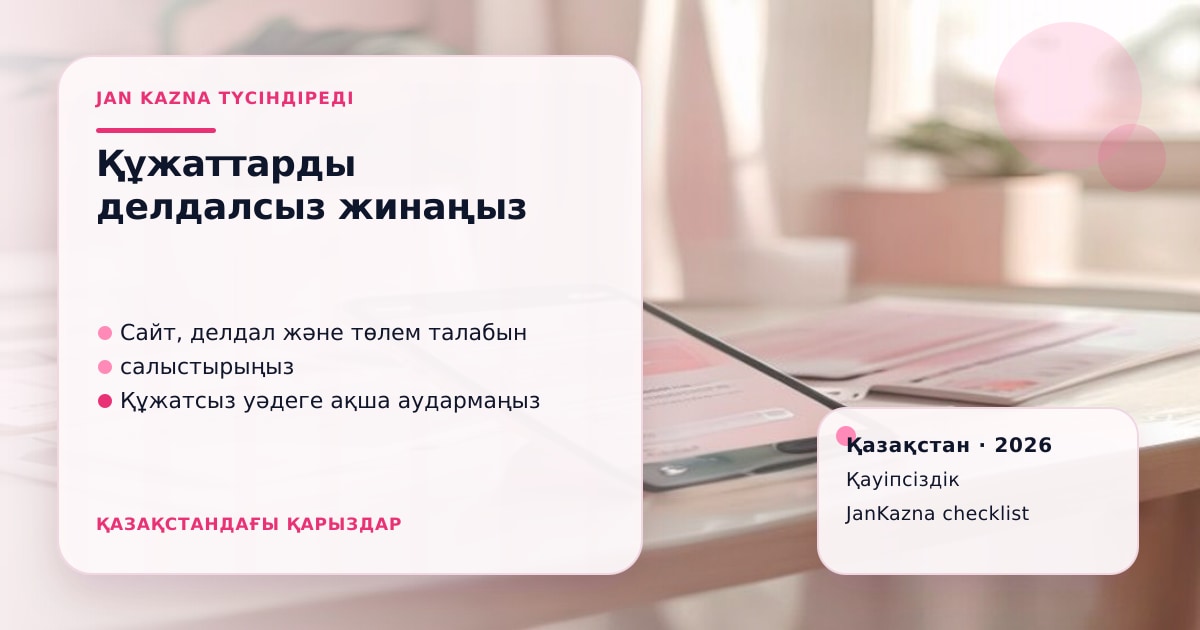 Иллюстрация ЖанКазна к материалу о как собрать документы для банкротства без платных посредников