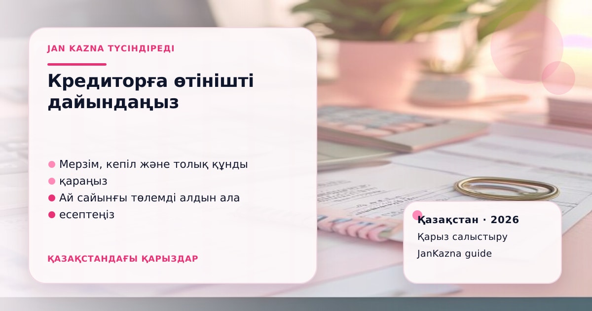 Иллюстрация ЖанКазна к материалу о как написать заявление кредитору перед банкротством