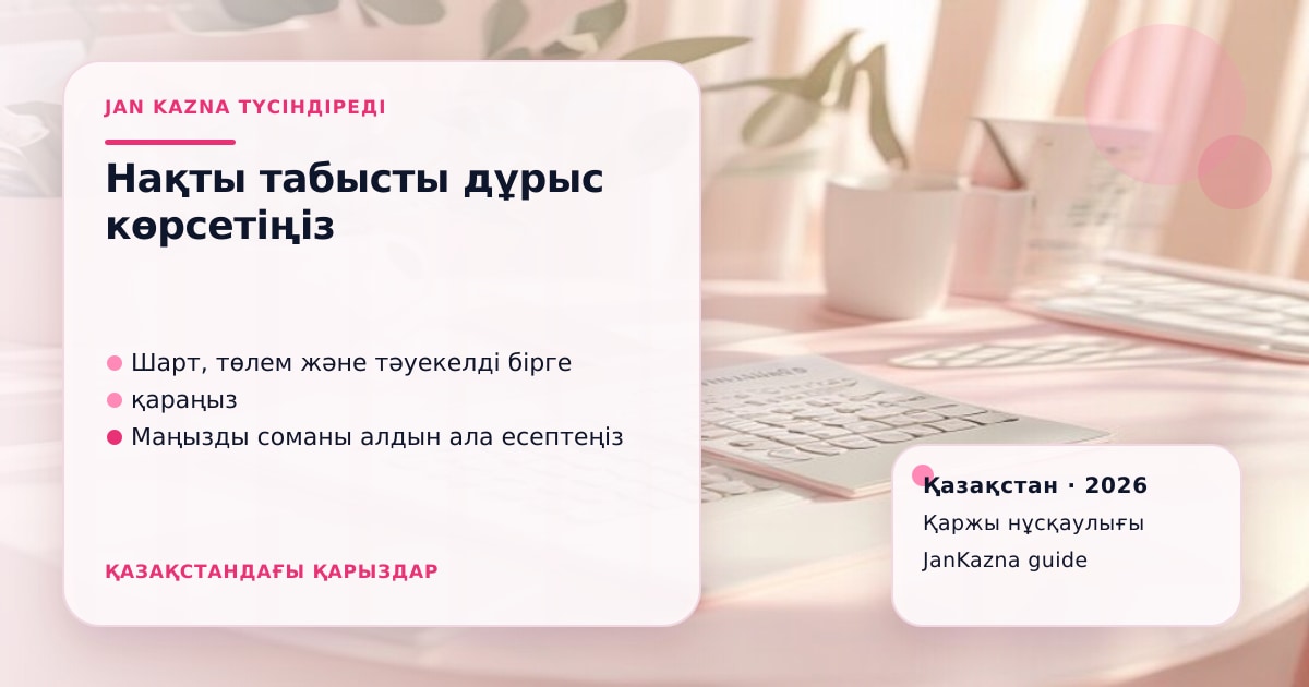 Иллюстрация ЖанКазна к материалу о почему важно указывать реальный доход в заявке