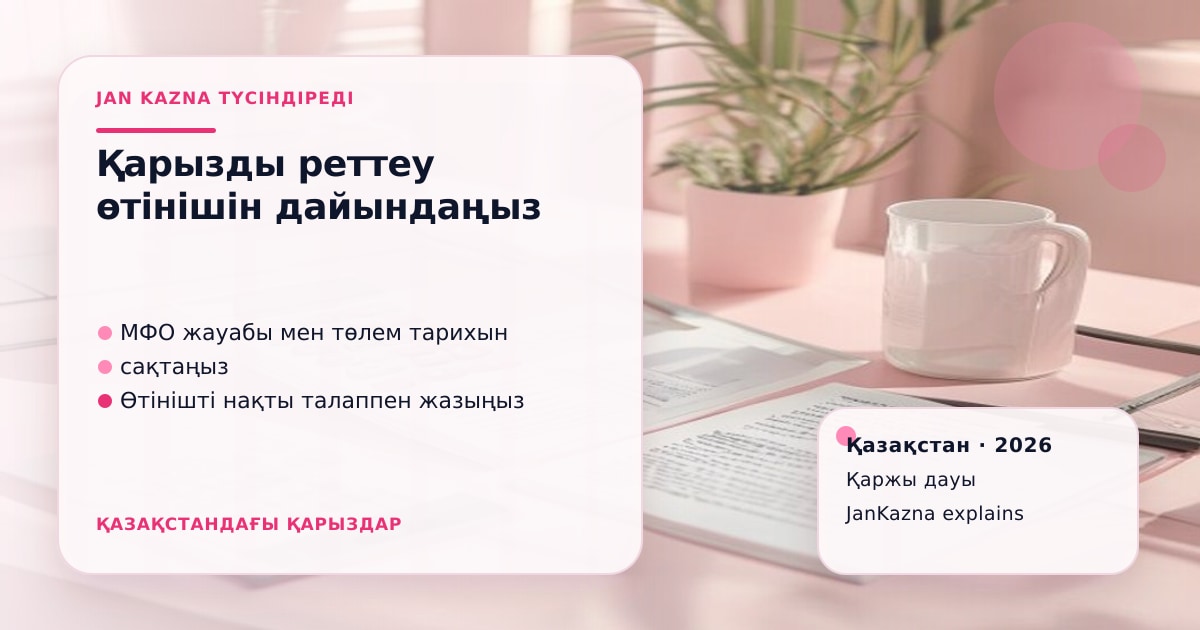 Иллюстрация ЖанКазна к материалу о почему половина обращений в аррфр связана с урегулированием задолженности