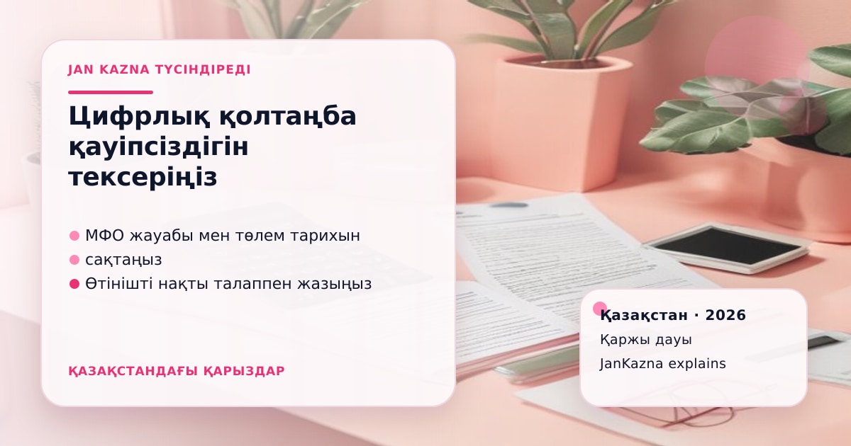 Иллюстрация ЖанКазна к материалу о цифровой паспорт Айту и облачная эцп