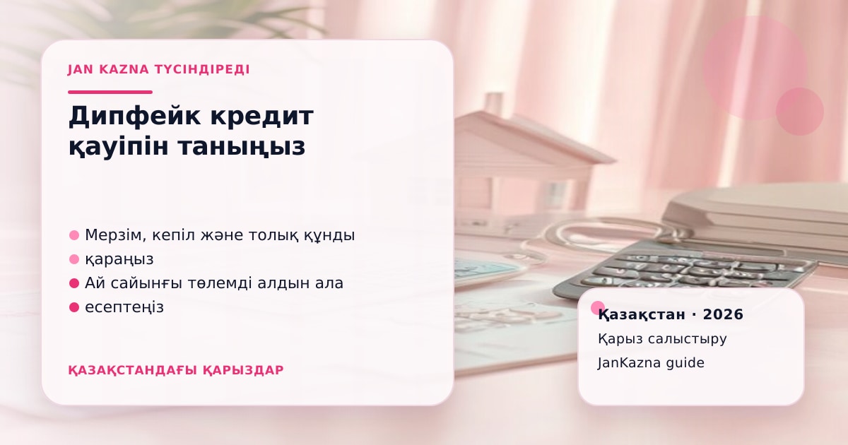Иллюстрация ЖанКазна к материалу о дипфейк и кредит