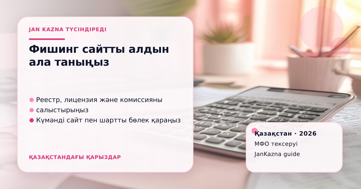 Иллюстрация ЖанКазна к материалу о фишинговый сайт мфо