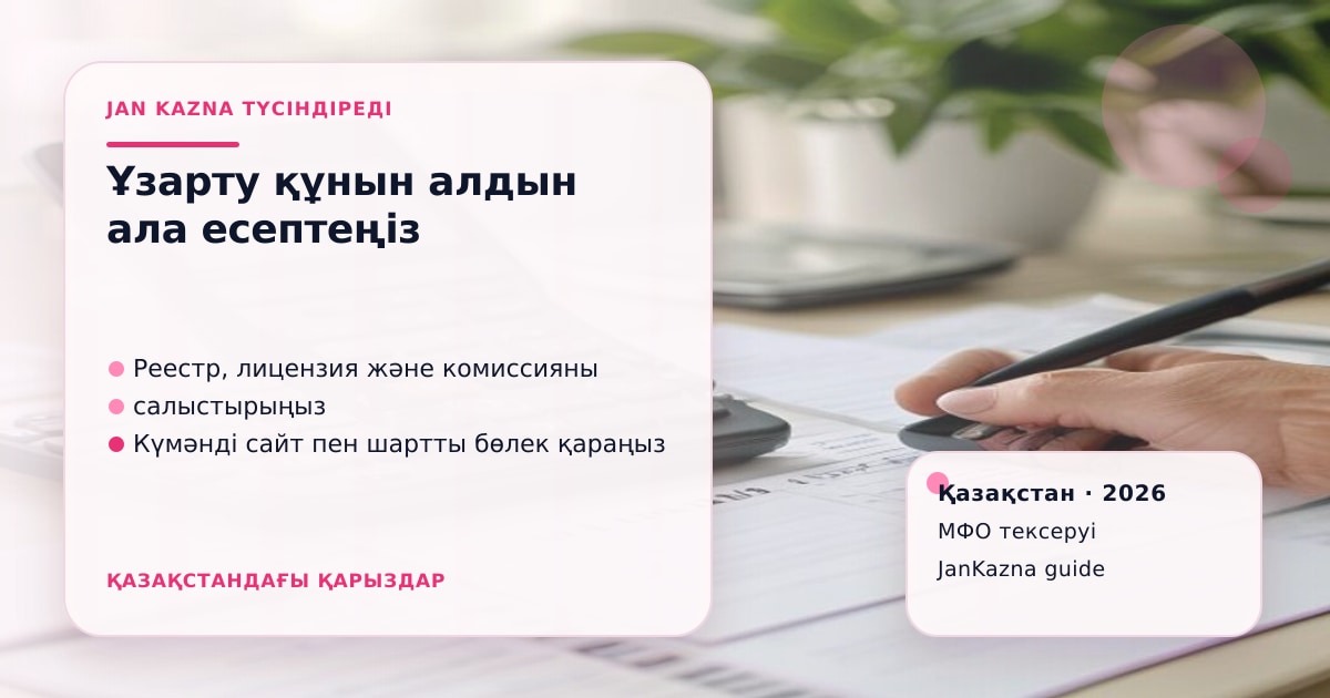 Иллюстрация ЖанКазна к материалу о кдн 50% для мфо