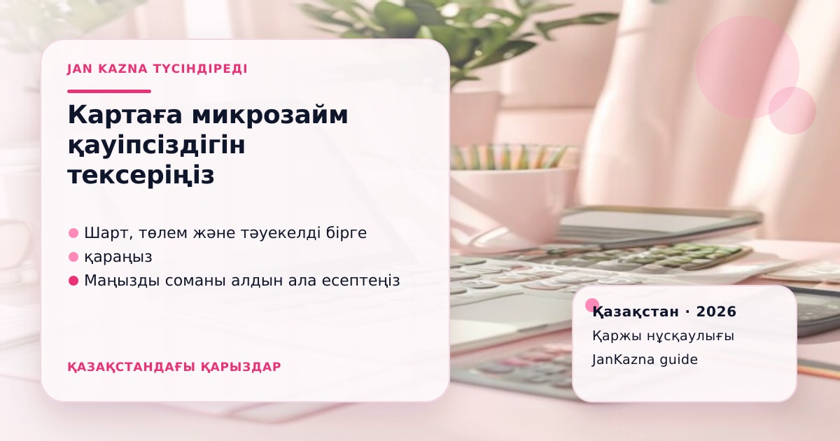 Иллюстрация ЖанКазна к материалу о микрозайм на карту