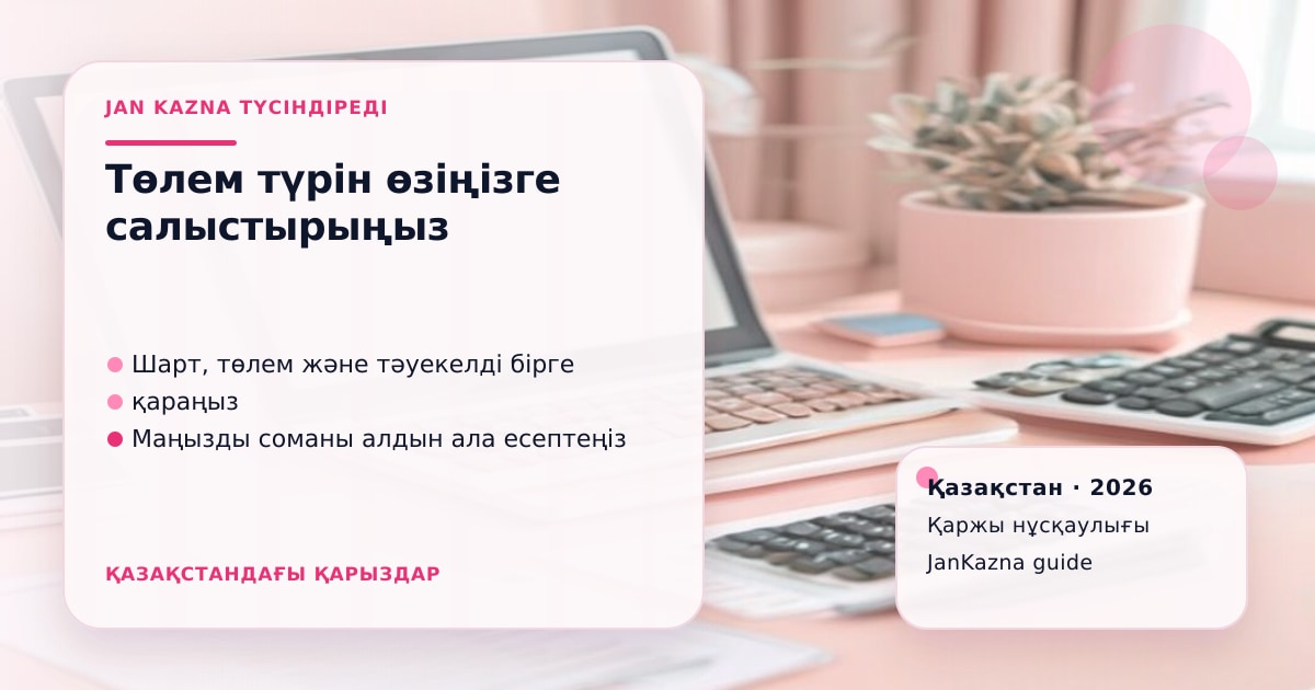 Иллюстрация ЖанКазна к материалу о аннуитет или дифференцированный платёж