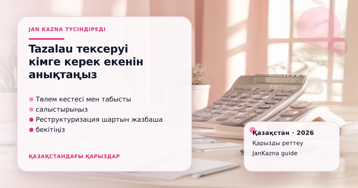 Иллюстрация ЖанКазна к материалу о Тазалау и банкротство