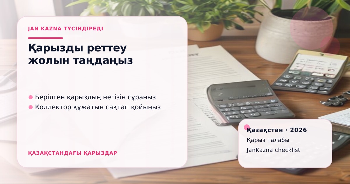 Иллюстрация ЖанКазна к материалу о как собрать список долгов перед банкротством или реструктуризацией