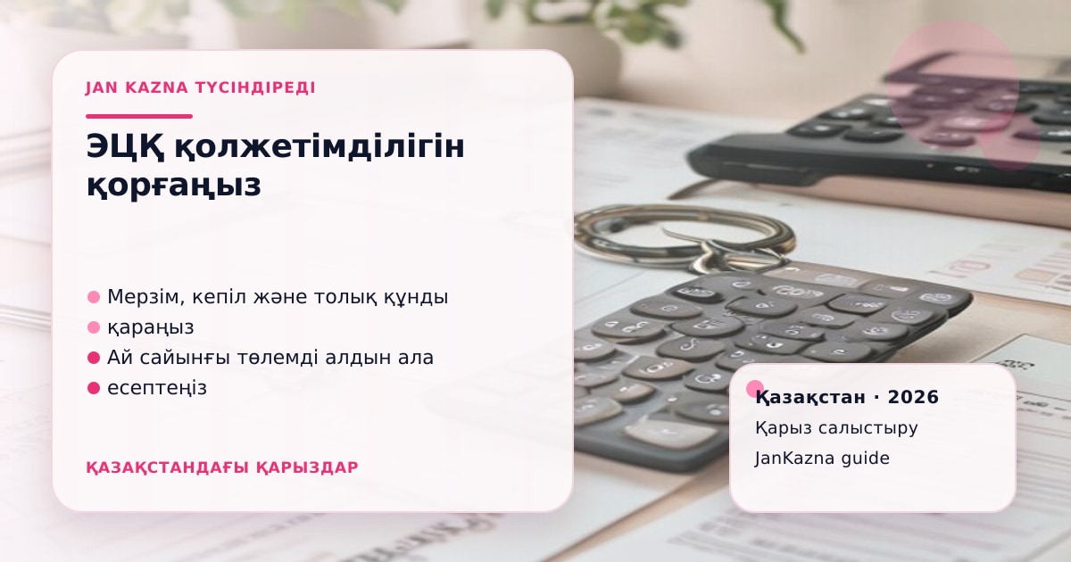 Иллюстрация ЖанКазна к материалу о эцп и кредиты
