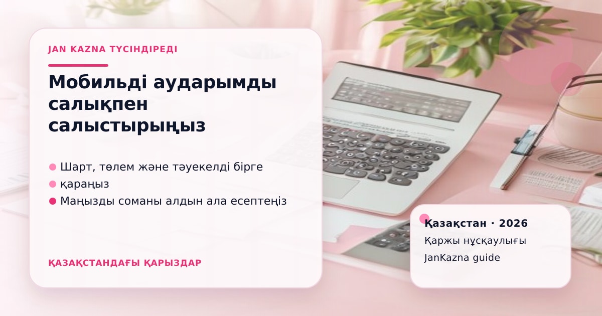 Иллюстрация ЖанКазна к материалу о мобильные переводы и кгд