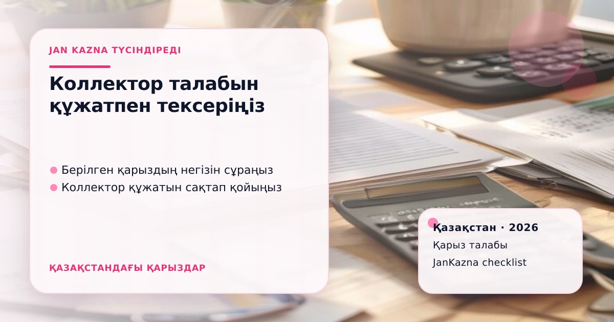 Иллюстрация ЖанКазна к материалу о как говорить с коллекторами